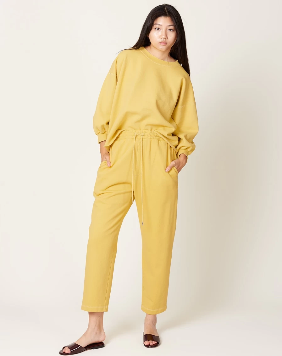 Rachel Comey Galpin Pant In Daffodil - Women's High-Waisted Wide-Leg Trousers