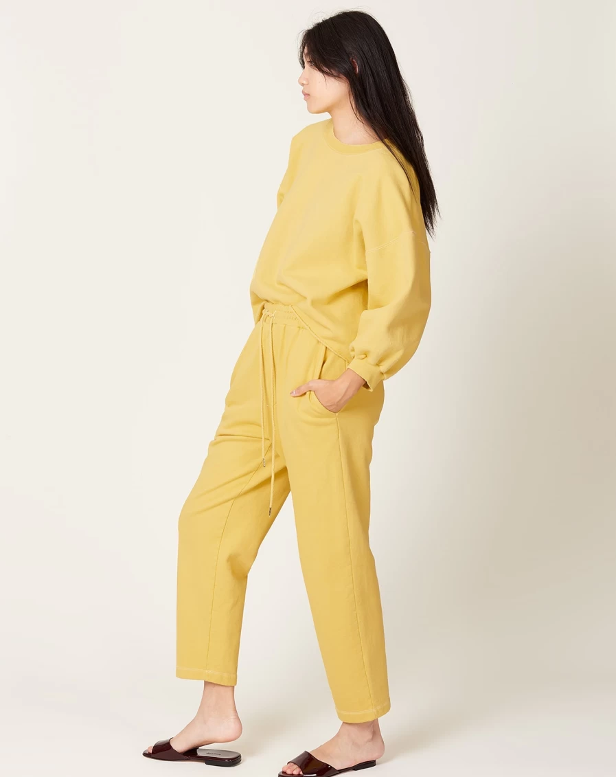 Rachel Comey Galpin Pant In Daffodil - Women's High-Waisted Wide-Leg Trousers