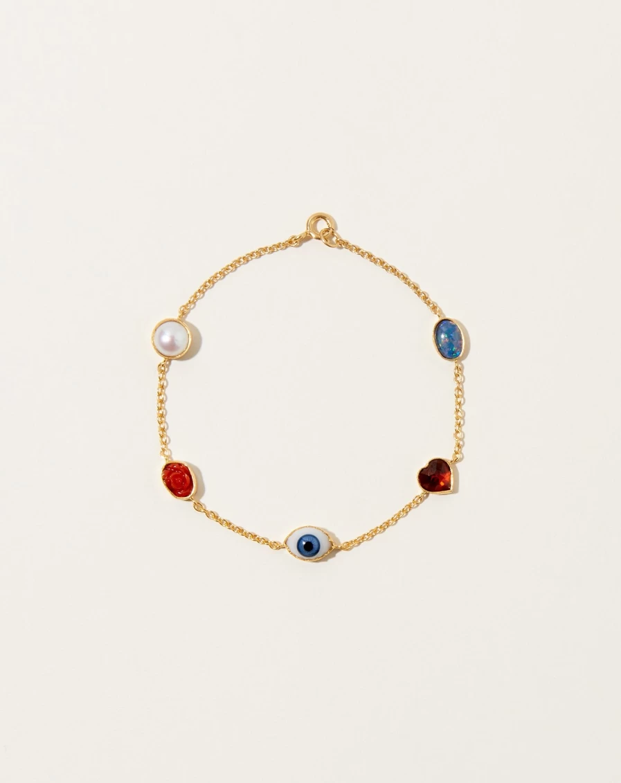 Grainne Morton Mini Charm Bracelet Set - Five Unique Handcrafted Bracelets