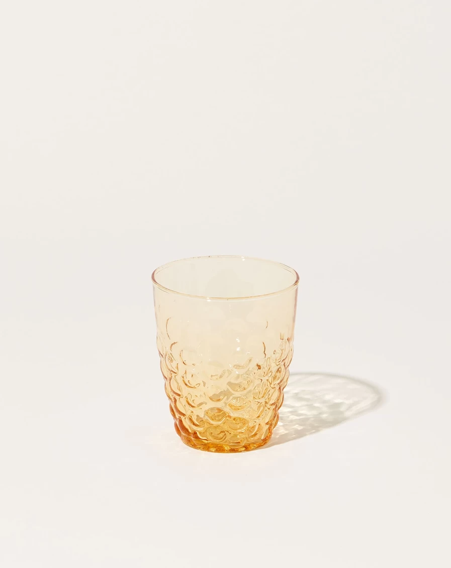 "Il Buco Vita Amber Honeycomb Design Insulated Tumbler – Reusable & Stylish"