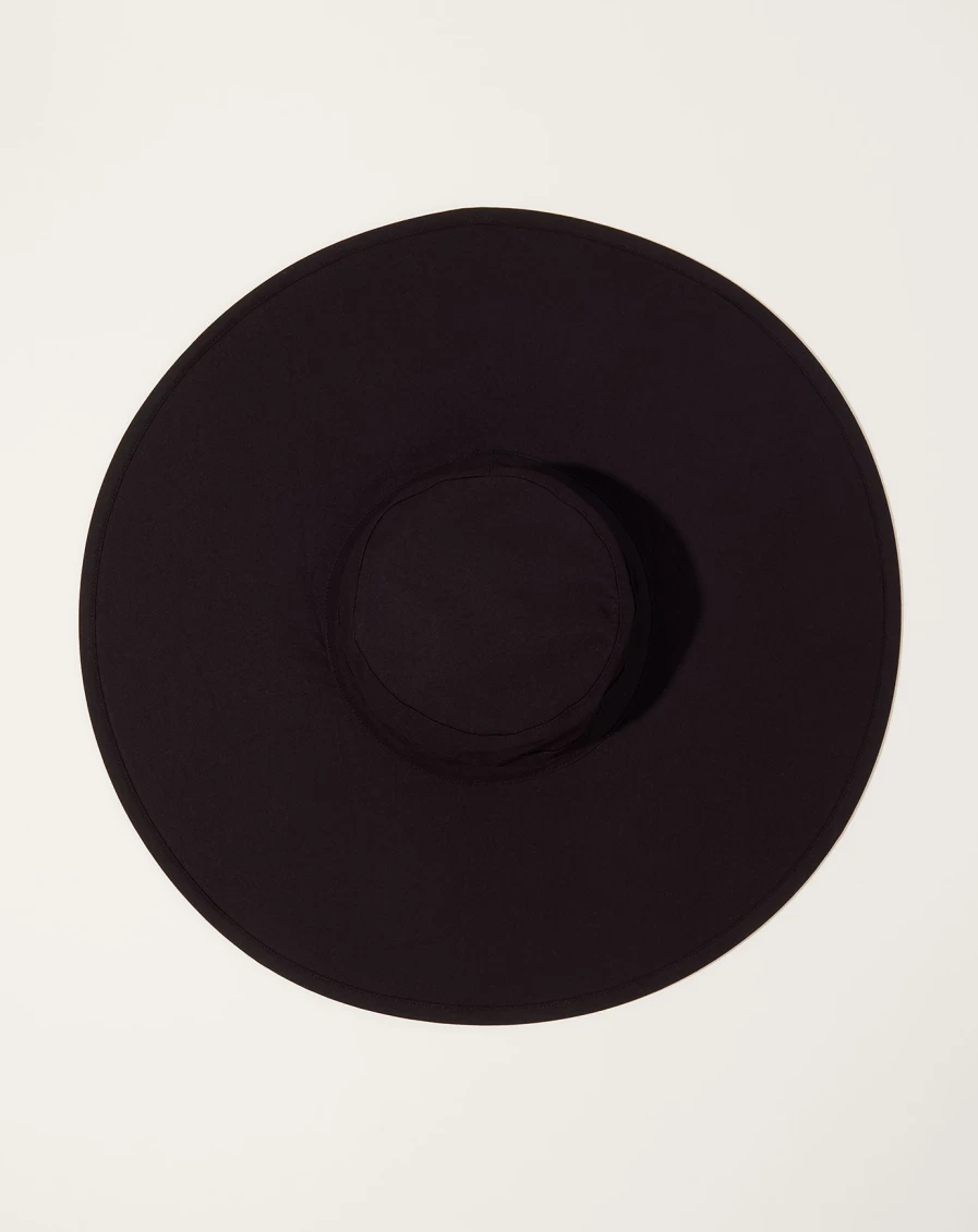 Baggu Packable Black Sun Hat for Travel & Outdoor Protection