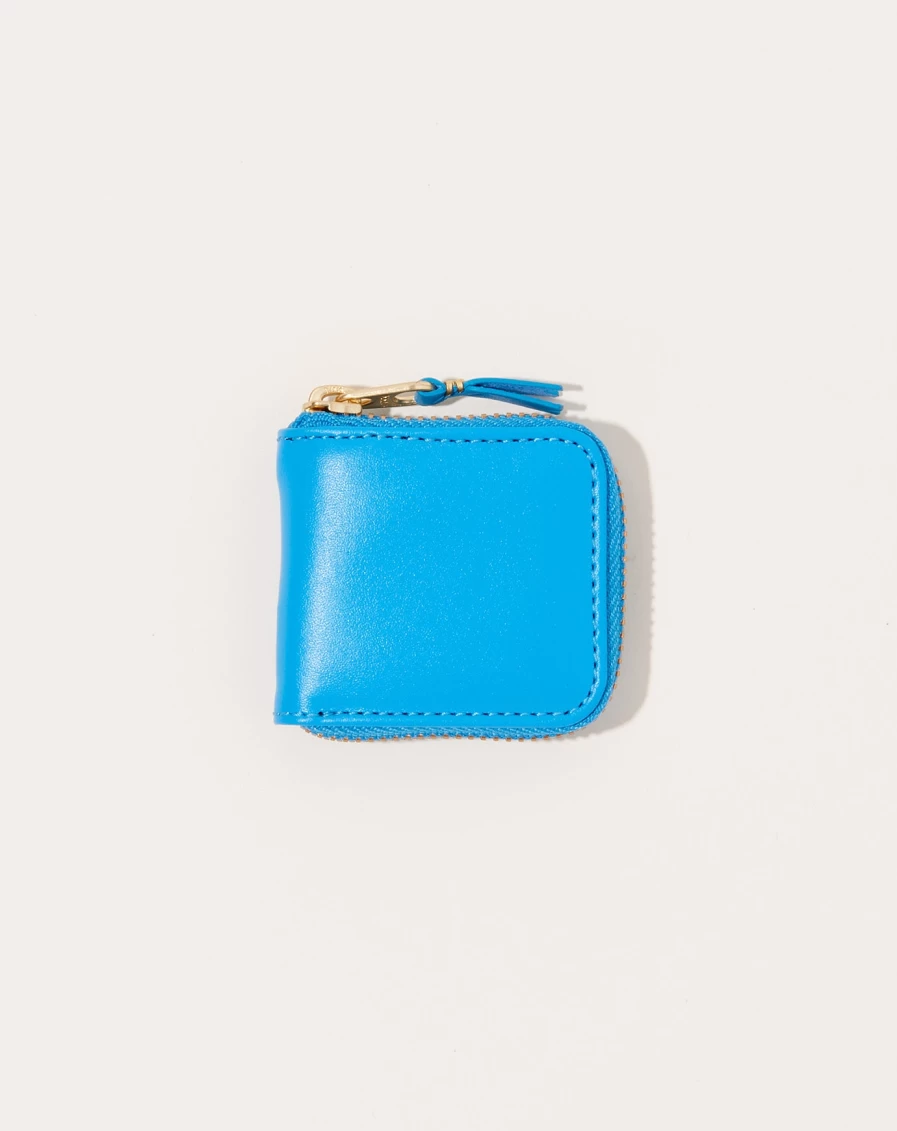 Comme des Garçons Classic Blue Line Wallet Coin Purse for Men and Women