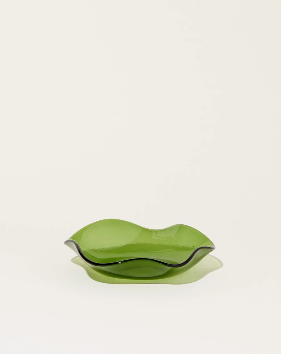Sophie Lou Jacobsen Olive Transparent Small Petal Plate
