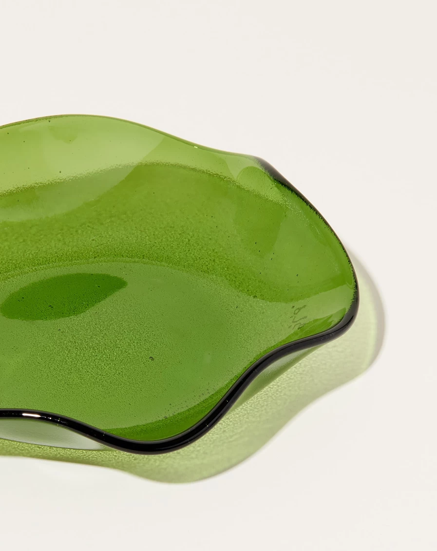 Sophie Lou Jacobsen Olive Transparent Small Petal Plate