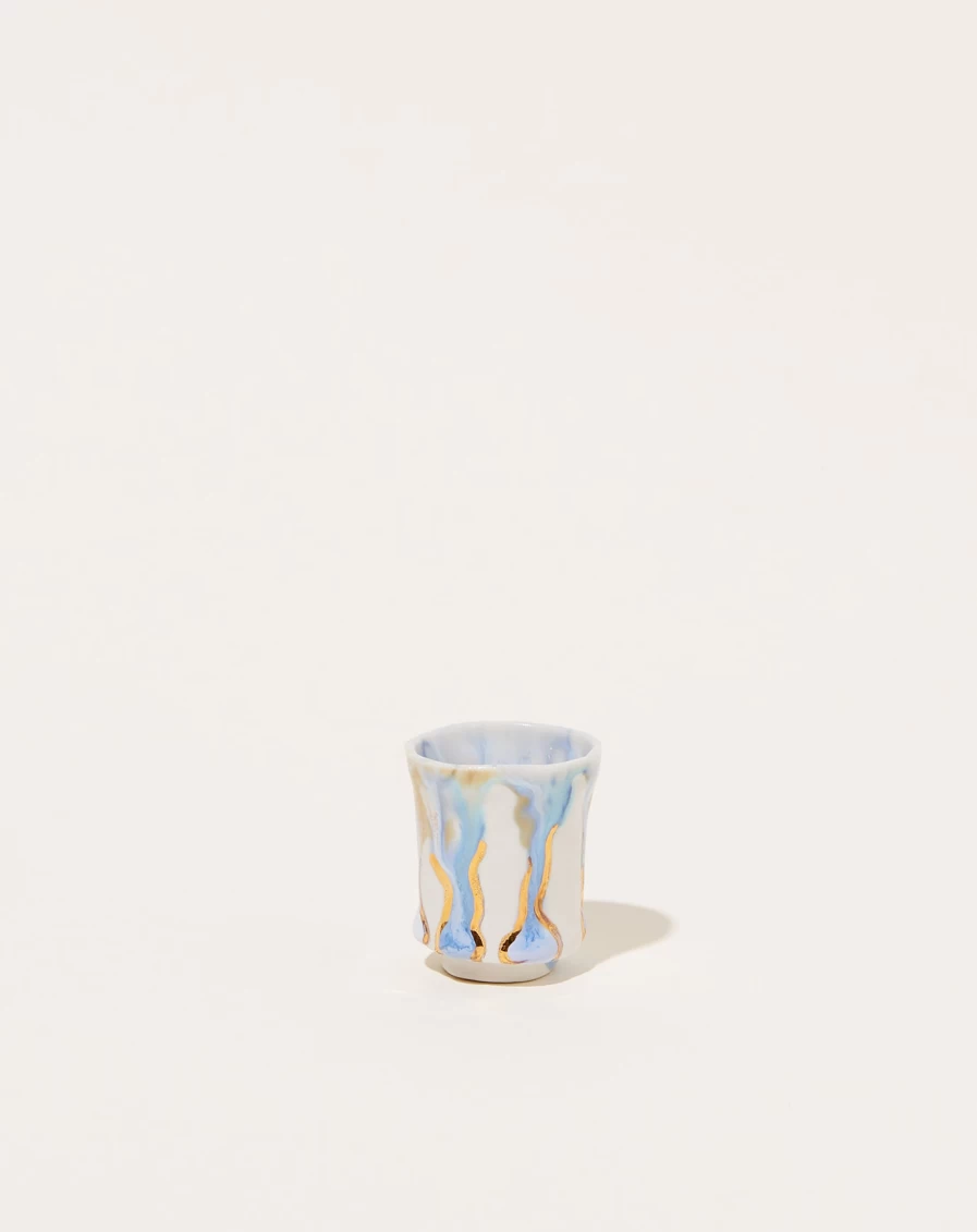 Minh Singer Ambrosia Gold-Plated Shot Glass - Elegant Decorative Drinking Cup for Parties & Gifts