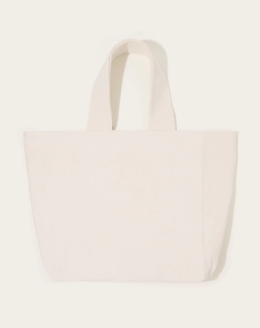 Lauren Manoogian Natural Canvas Tote Bag - Handmade Organic Cotton Carryall