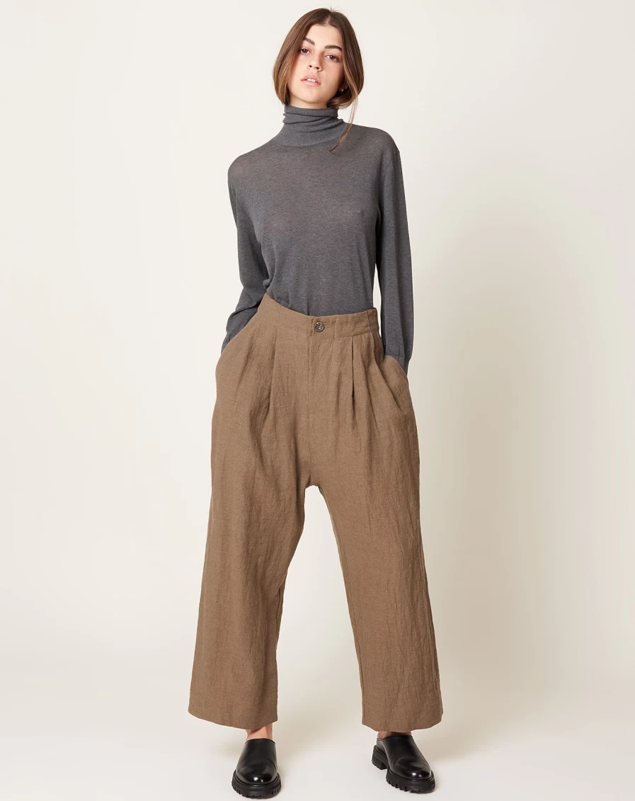 Lauren Manoogian Como Trouser in Loam - Premium Women's Pants