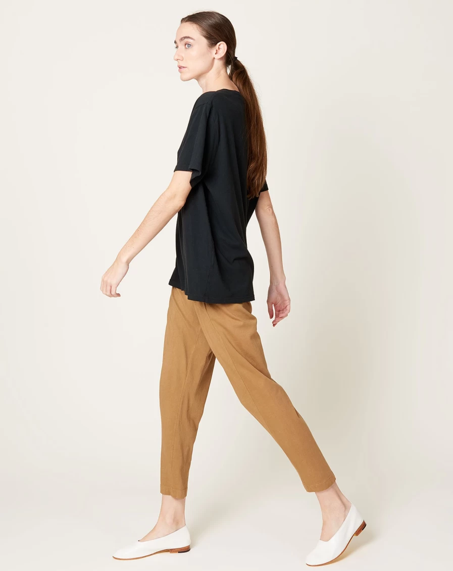 Raquel Allegra Camel Easy Pant - Comfortable and Stylish Women's Trousers