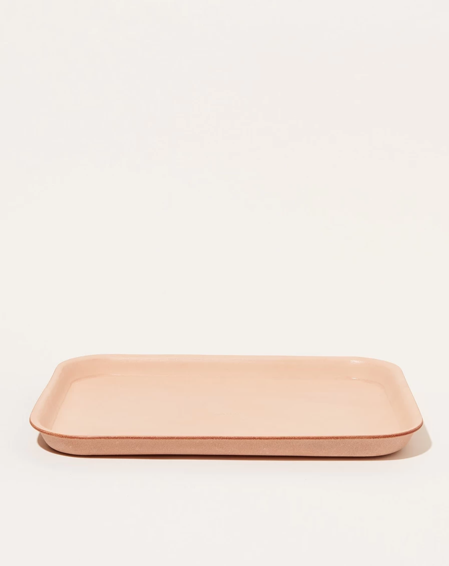 Hender Scheme Natural Leather Tray L - Handcrafted Organizer for Desk & Jewelry