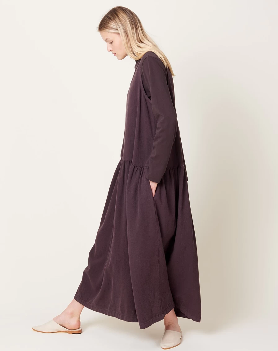 Black Crane Plum Tank Dress - Women's Flowy Casual Summer Dress