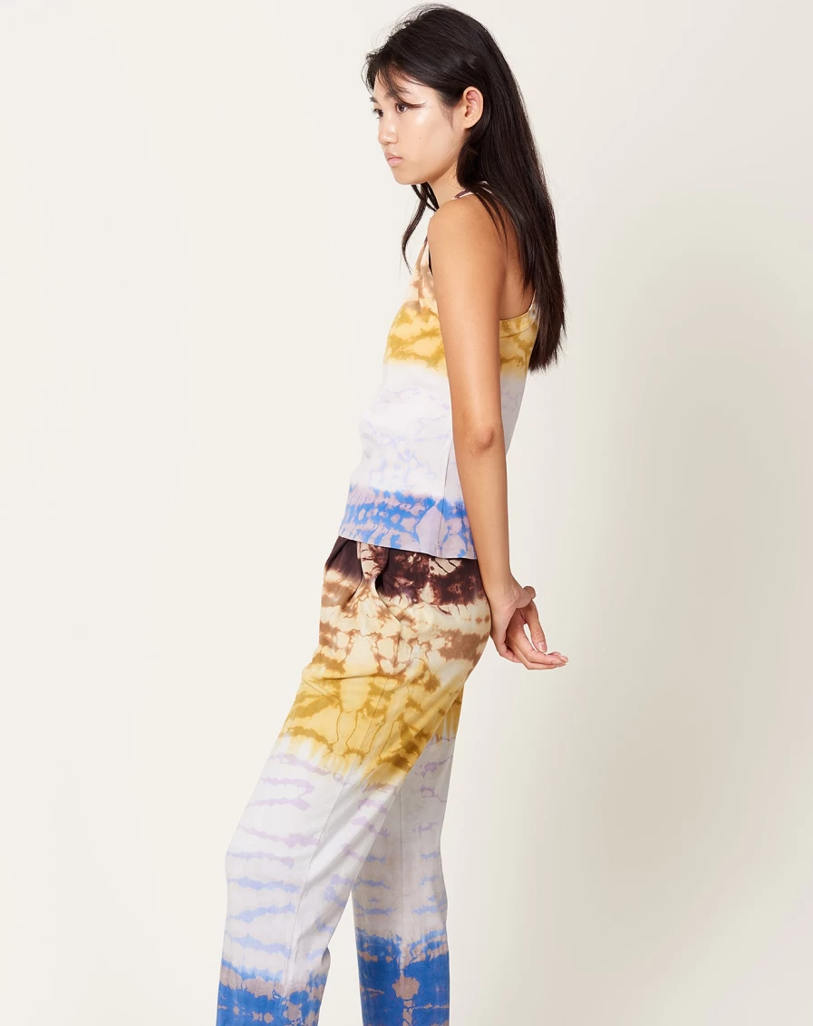 Raquel Allegra Leigh Rainbow Tie Dye Tank Top for Women