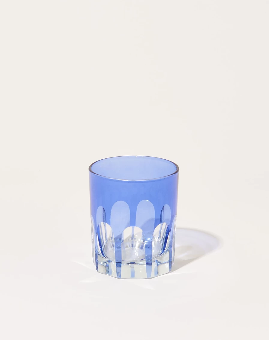 Sir Madam Rialto Moon Glow Glass Old Fashioned Whisky Set – Elegant Barware Collection