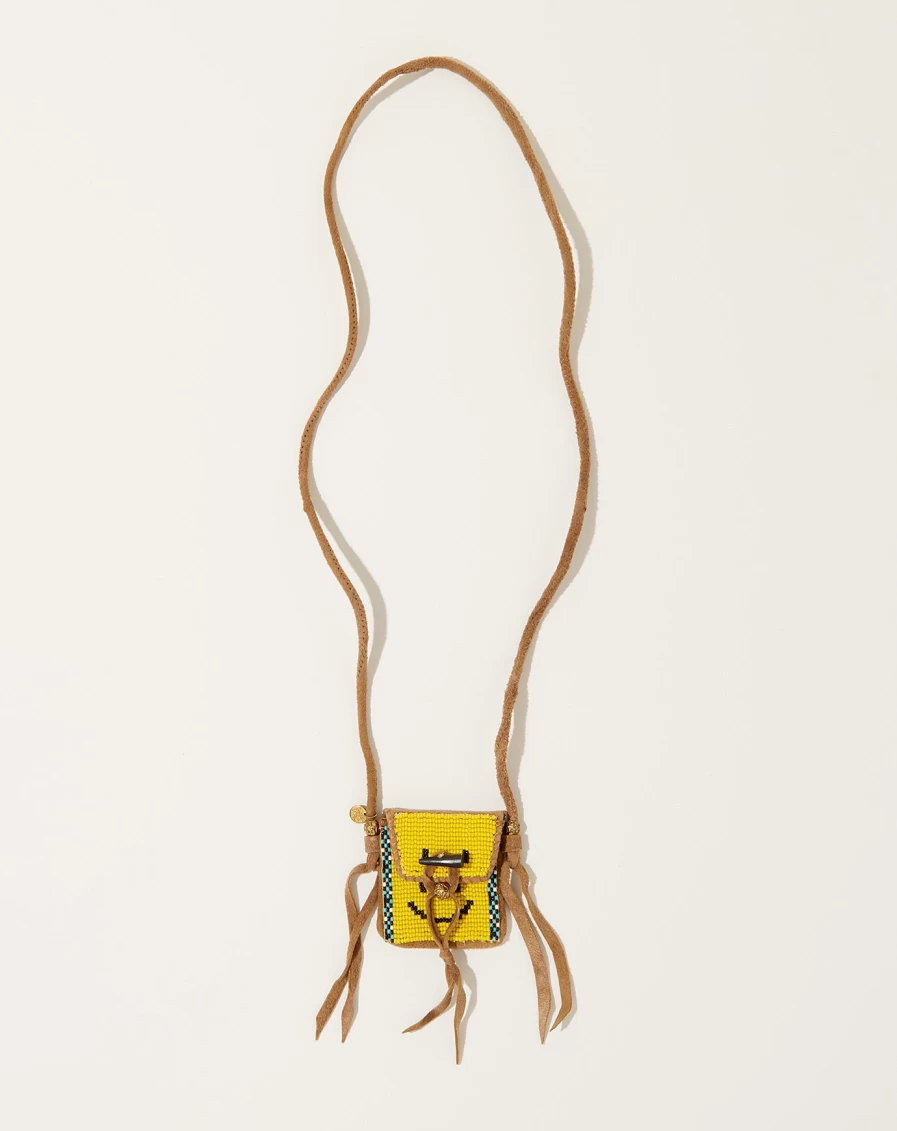 Kapital Rainbow Deer Leather Pueblo Charm - Handcrafted Bohemian Accessory