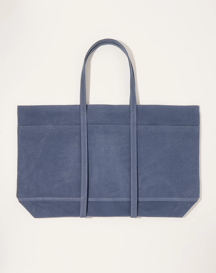 Amiacalva Lightweight Canvas Large Tote Bag in Grey - Stylish Spacious Carryall for Everyday Use