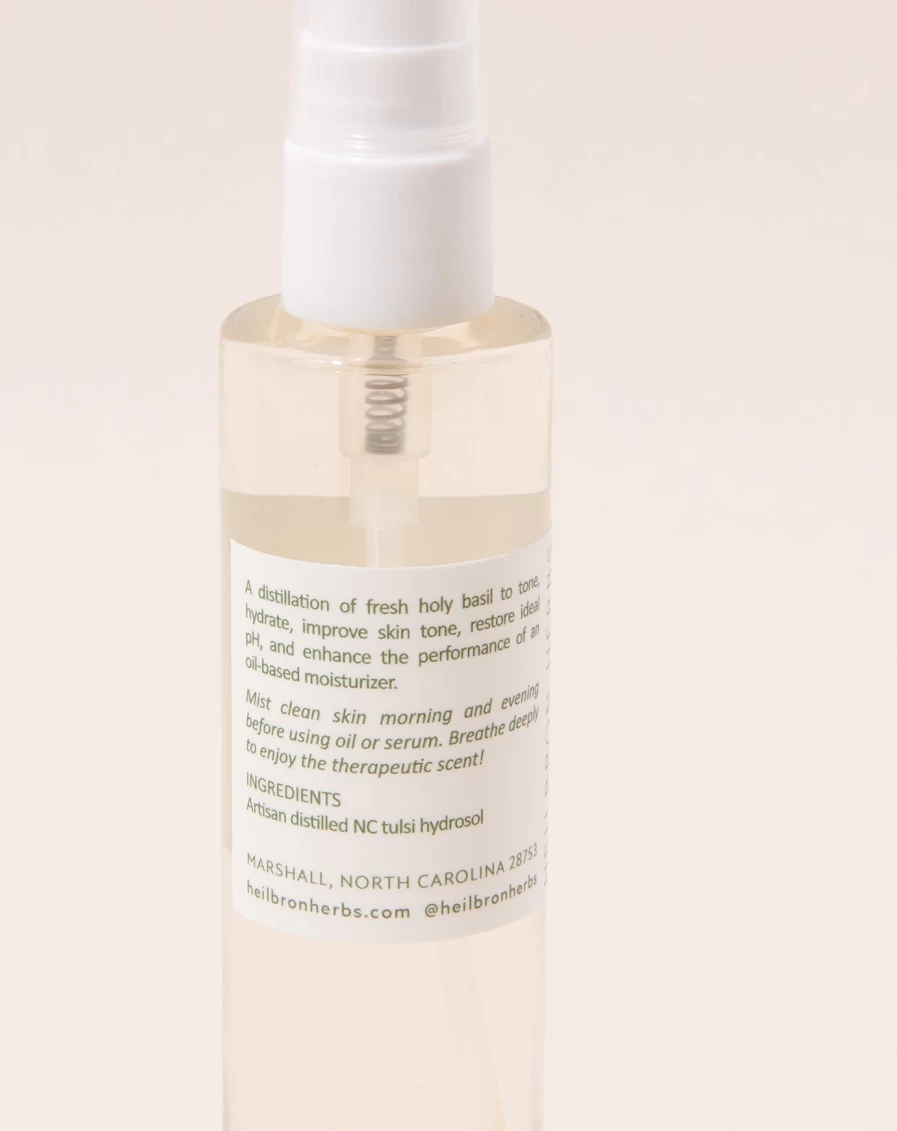 "Heilbron Herbs Tulsi Face Mist - Hydrating & Refreshing Facial Spray with Natural Tulsi Extract"
