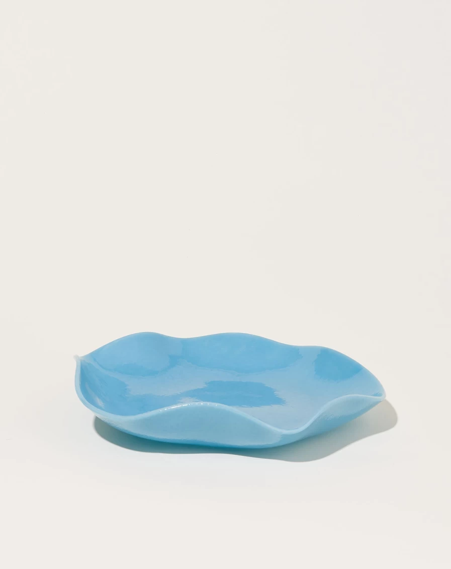 Sophie Lou Jacobsen Periwinkle Large Petal Plate - Opaque Ceramic Dinnerware