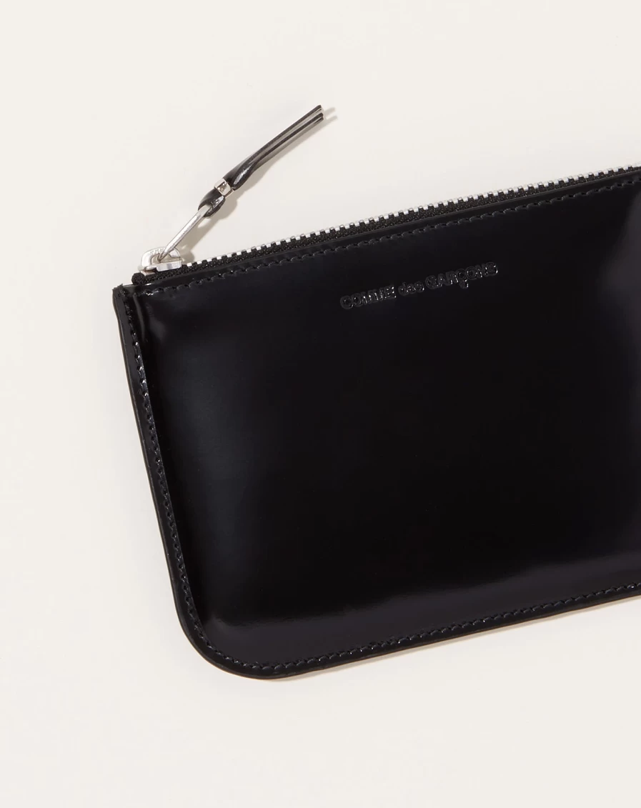 Comme des Garçons Silver Mirror Inside Pouch - Stylish Reflective Accessory