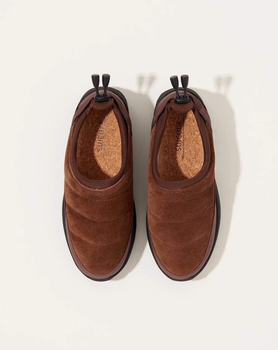Suicoke Brown Suede Pepper-Sev Slip-On Shoes