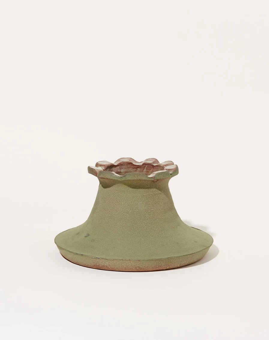 Emberken Modern Parapet Vase - Elegant Home Decor for Tabletop and Shelf Display