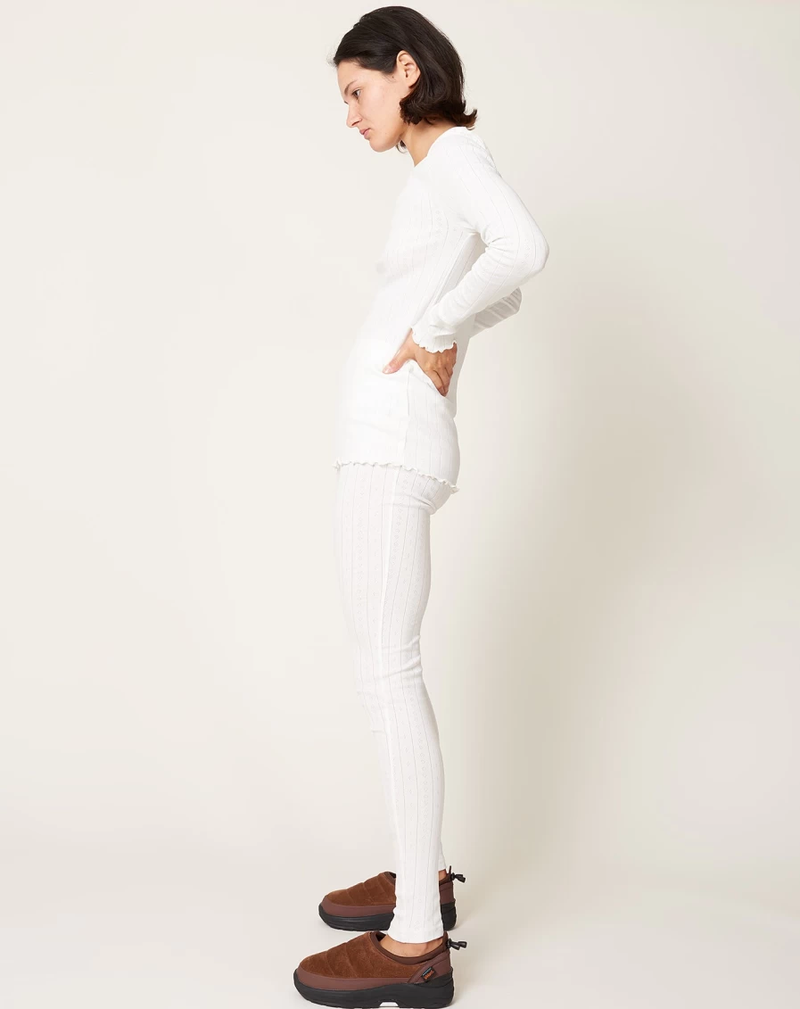 Skall Studio Edie Blouse in Off White - Women's Elegant Boho Top