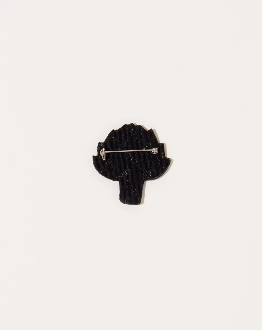 Macon Et Lesquoy Artichoke Lapel Pin - Elegant Floral Brooch for Jackets & Hats