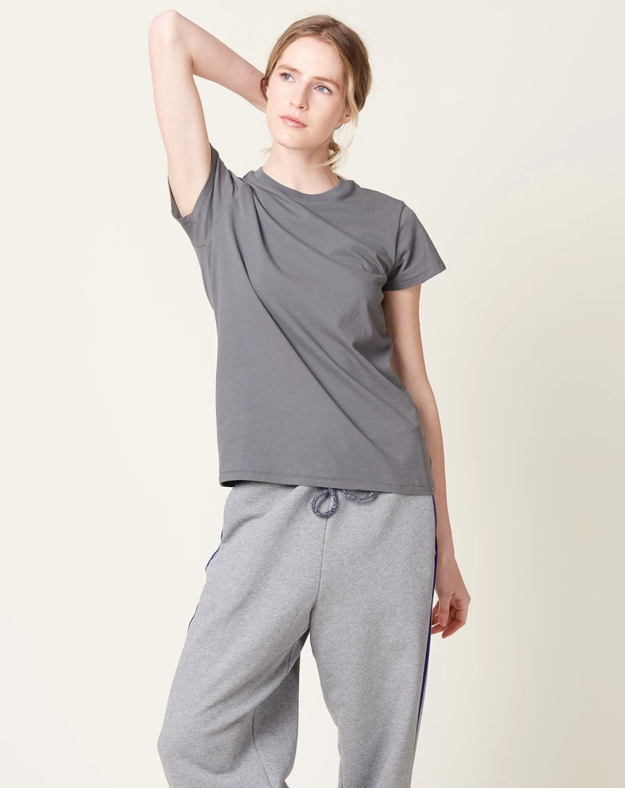 6397 Mini Boy T-Shirt in Slate - Soft Cotton Tee for Kids, Comfortable Casual Top