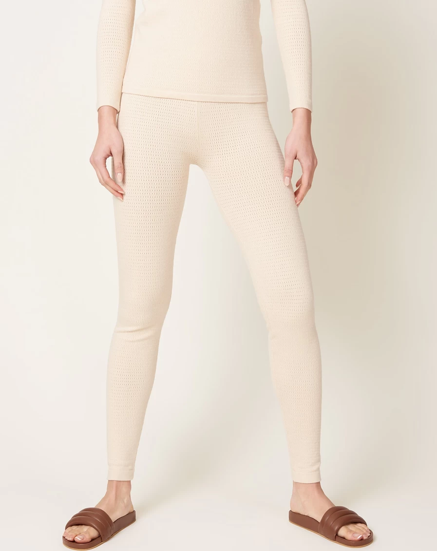 Lauren Manoogian Natural Fine Mesh Leggings – Comfortable & Stylish Women's Tights