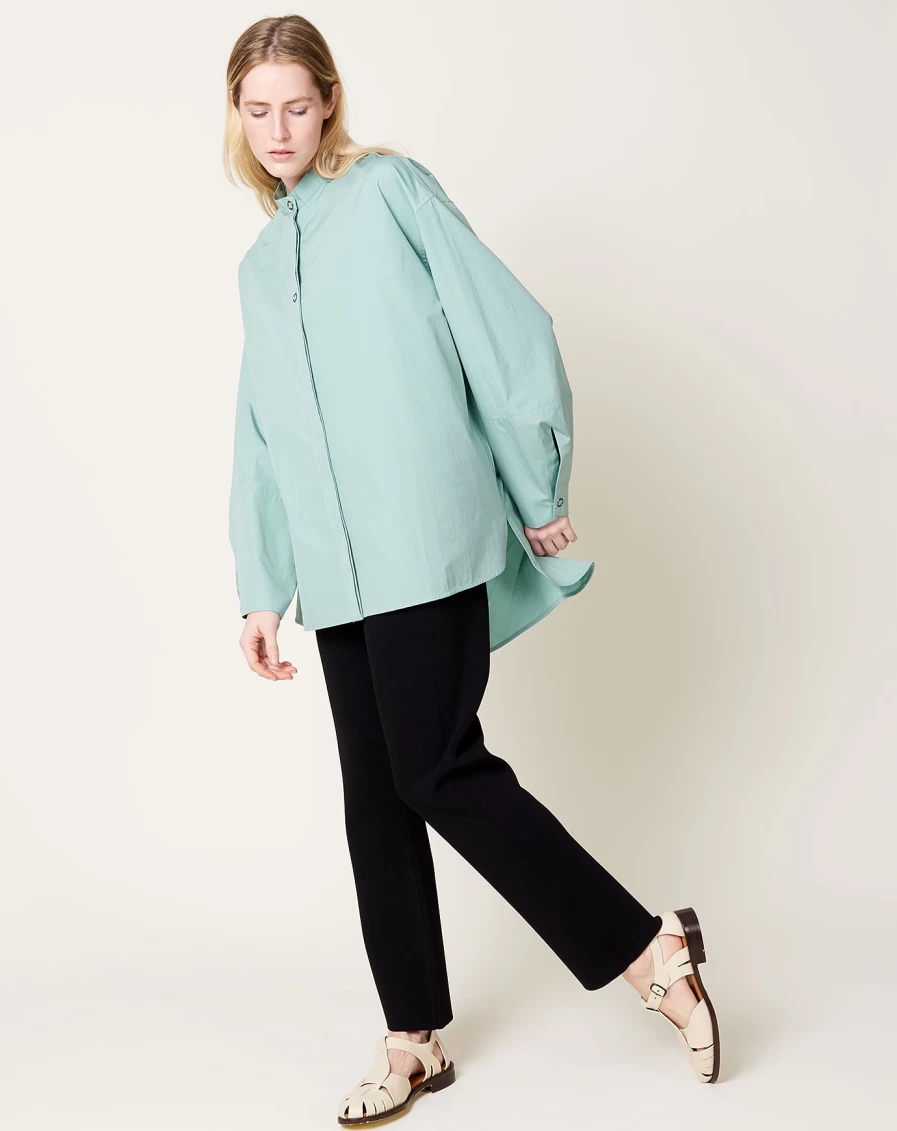 Studio Nicholson Blue Surf Shirt - Premium Cotton Uttar Shirt for Men & Women