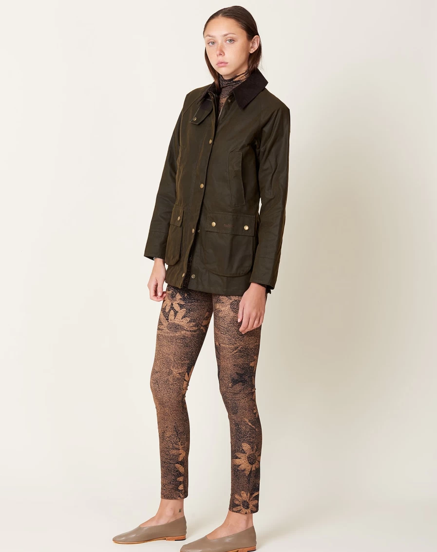 Barbour Olive Acorn Wax Jacket - Classic Waterproof Coat for Men & Women