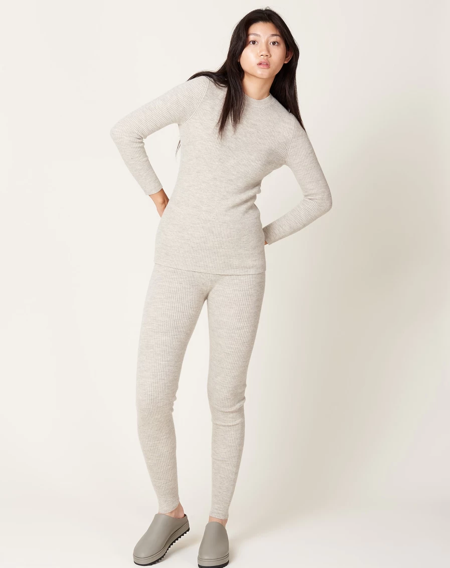 Lauren Manoogian Carrara Ribbed Leggings - High-Quality Knit Pants for Women