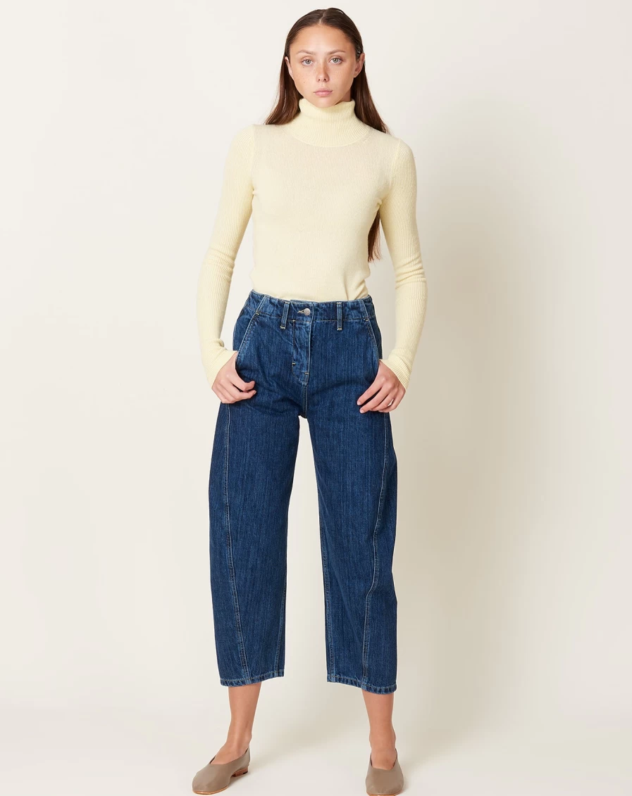 Studio Nicholson Akerman Indigo Washed Denim Jeans