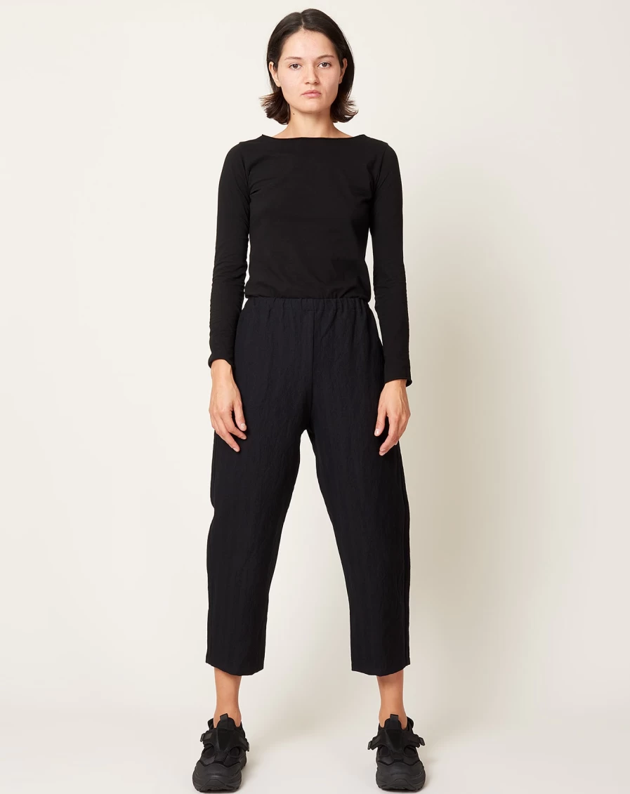 "Apuntob Black Herringbone Tapered Trousers for Men - Slim Fit Dress Pants"