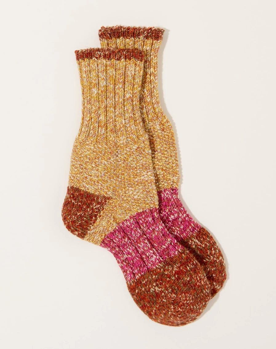Kapital Yellow Slub Yarn Pop Socks - 56 Unique Designs